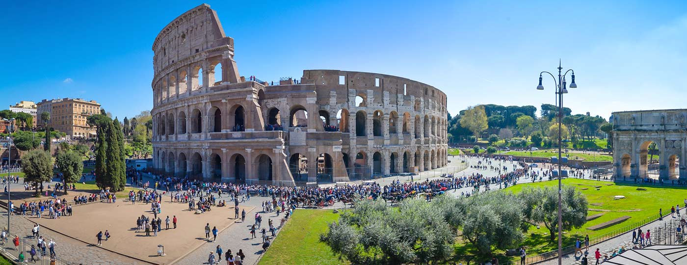 Il Colosseo, simbolo della storia di Roma